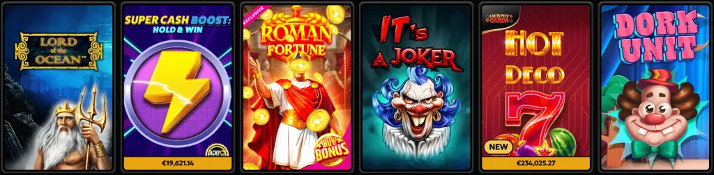 Diverse Game Library and Providers Spinsy Casino